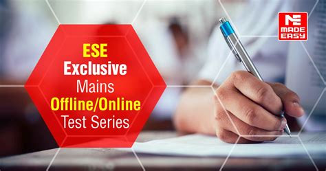 ESE Mains Test Series Online-Offline | MADE EASY