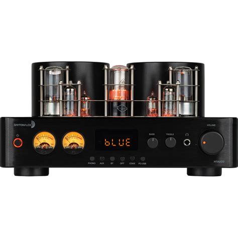 Dayton Audio HTA200 Integrated Stereo Hybrid Tube Amplifier - Dayton Audio