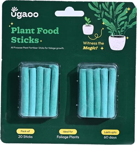 UGAOO Plant Food Fertilizer Sticks For All Home Garden Indoor & Outdoor ...
