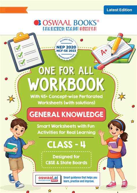 One for All Workbook Class 4 General Knowledge| For 2026-27 Exams ...