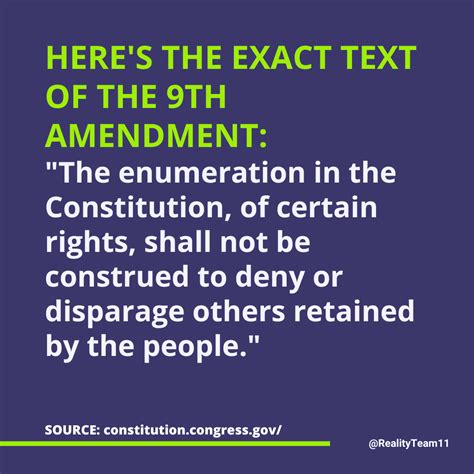 Rights Retained By The People 9th Amendment