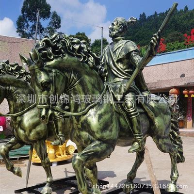 将军骑马雕塑欣赏 – 北京博仟雕塑公司