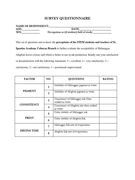 Survey Research Paper Example PDF 的图像结果
