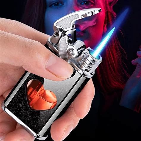 Torch Lighter Jet Flame Refillable Butane Windproof | Ubuy India