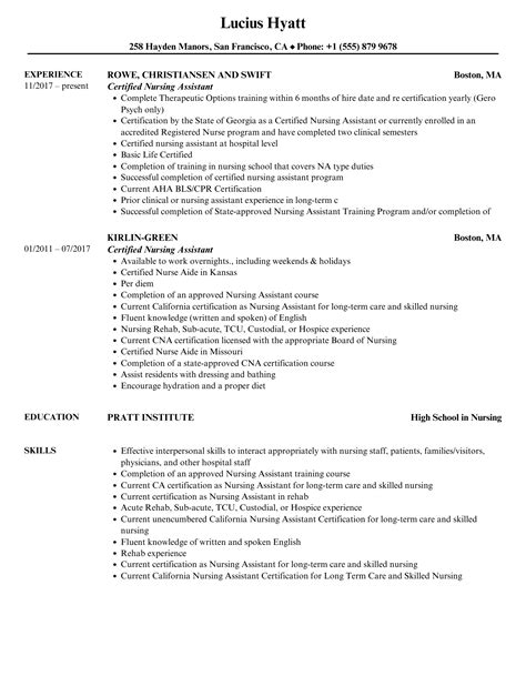 200以上 cna resume examples skills 303122-Cna resume skills sample