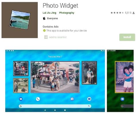 Top 5 Photo Widgets for Android