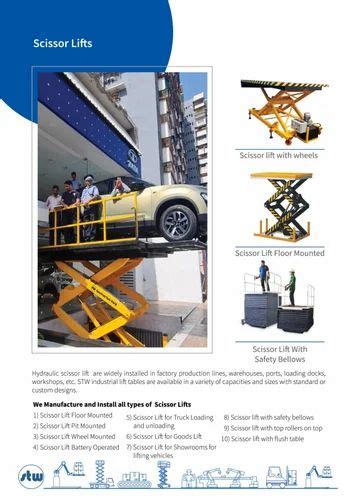 Scissor Lift - Pit Mounted Hydraulic Scissor Lift Manufacturer from Thane