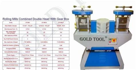Jewelers Wire And Sheet Rolling Double Head - Electric Jewellery Double ...