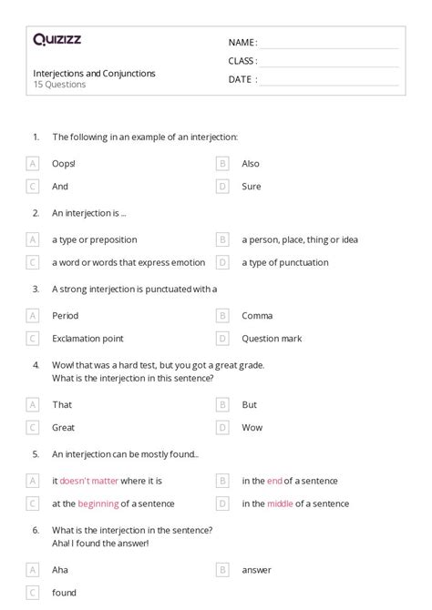 50+ Commas With Coordinate Adjectives worksheets for 4th Class on ...