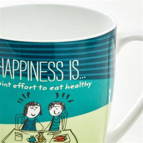 Buy Melina Happiness Cooper Set of 4 Bone China Mugs - 240ml from Home ...