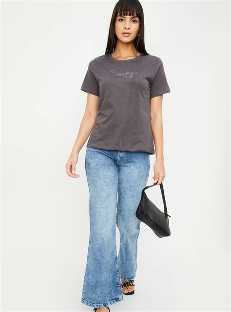 Buy Women Printed T-shirt Online at just Rs. 299.0 - 1000015400655 ...