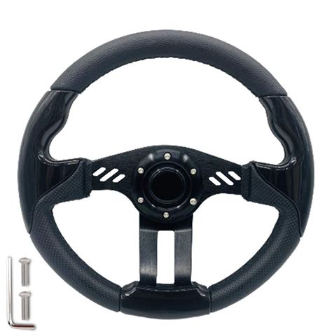 Buy 12.5 Inch Golf Cart Steering Wheel Universal for Golf Cart Club Car ...