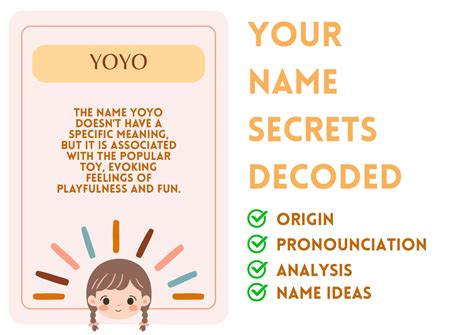 Yoyo - Girl Name Meaning and Pronunciation