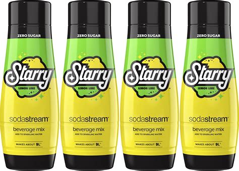 Amazon.com: SodaStream® Starry® Zero Sugar Beverage Mix (440ml, Pack of ...