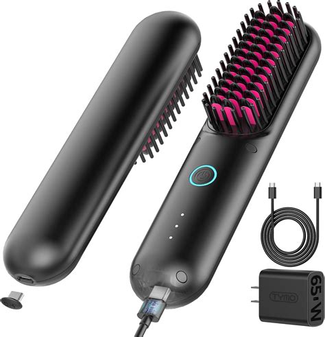 Amazon.com : TYMO Cordless Hair Straightener Brush - Porta PRO Portable ...