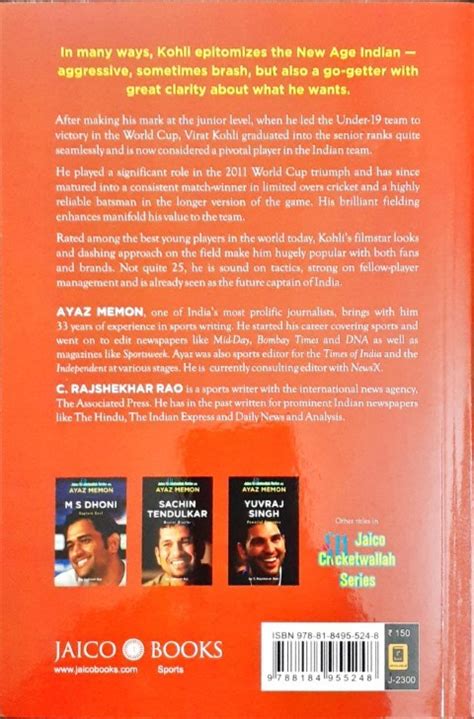 Virat Kohli Reliable Rebel – Books and You