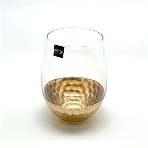 Dynasty Multi Purpose Tumbler Gold 400ml- Set of 6 – Flair Glass