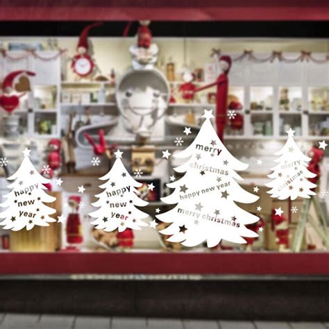 MYEDO Kids Bedroom Living Room Windows Plane Christmas New Year Wall ...