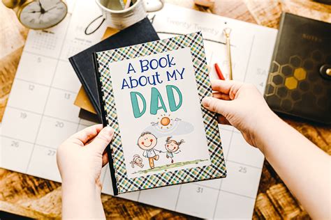 Dad Gift, Fathers Day Book, Dad Book, Personalized Book, Activity Book ...