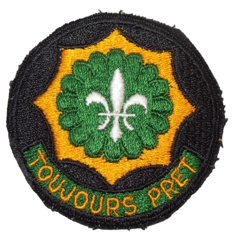 Original US Army WWII 2nd Armored Cavalry Regiment Cut Edge Insignia ...