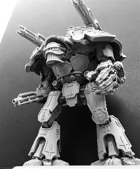 Warlord Titan 3d printed (knight sized) : r/Warhammer40k