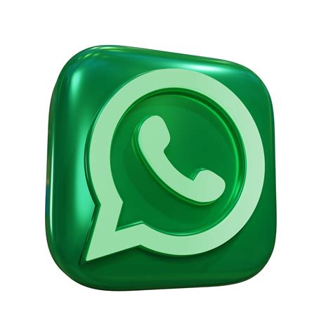 brillante icono 3d de whatsapp 9673712 PNG