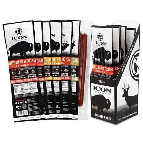 Amazon.com: ICON Meats Snack Sticks Sampler, 6 Pack High Protein Snacks ...