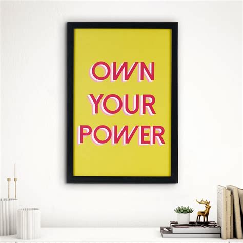 Buy Spectrum Buzz Wooden Motivational Quote Picture Frame - 33x50cm ...