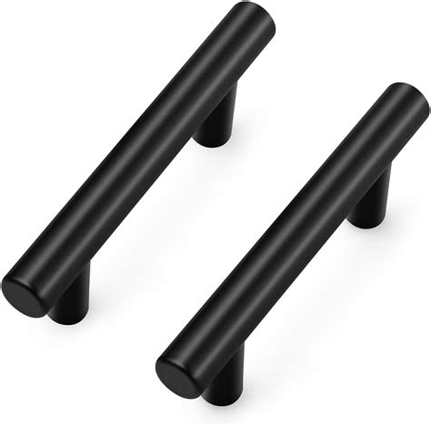 Buy Ravinte 10 Pack T Bar 2-1/2 Inch Hole Center Kitchen Cabinet Pulls ...