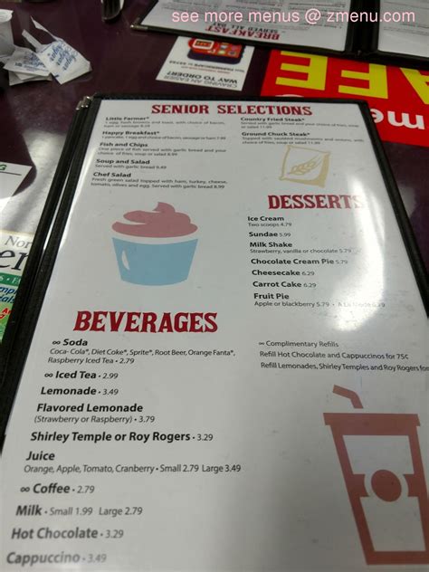 Menu at Farmers Cafe, Stanwood, 72nd Ave NW A