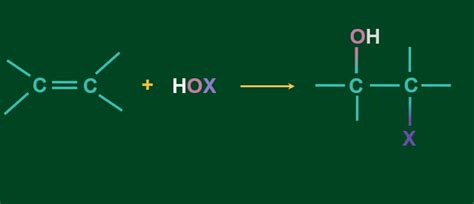 Electrophilic Addition Reactions on Alkenes: Addition of X2, HOX, HX ...