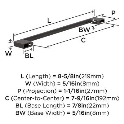 Cityscape Cabinet Pull | Amerock