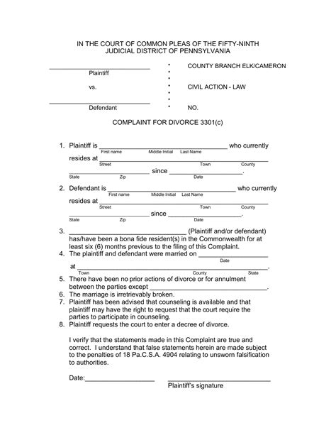 Stanislaus County Divorce Forms