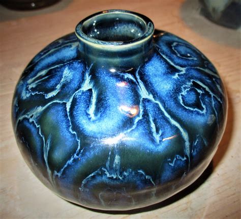 Arctic Blue and Vert Lustre over Storm (Angelika Prager) | Ceramic ...