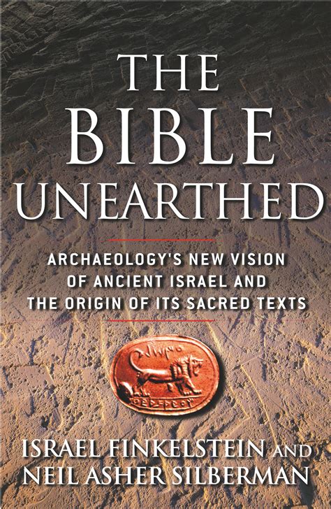 The Bible Unearthed | Book by Israel Finkelstein, Neil Asher Silberman ...