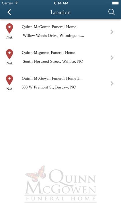 Quinn McGowen Funeral Home by Eazi-Apps Limited