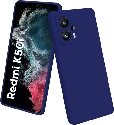TRUEUPGRADE Silicone Back Case Cover Compatible with Redmi K50i 5G Case ...