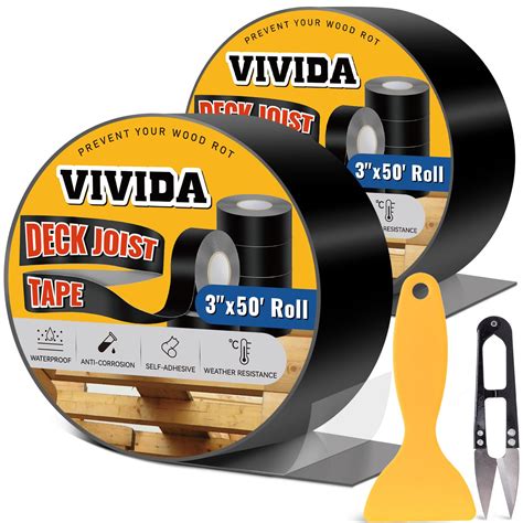 VIVIDA Butyl Joist Tape for Decking 3 × 50' (2 India | Ubuy
