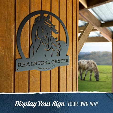 RealSteel Brand, Personalized Horse Ranch Sign, India | Ubuy