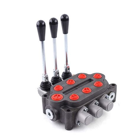Buy Hydraulic Directional Control Valves 3 Spool 25 GPM Hydraulic Valve ...