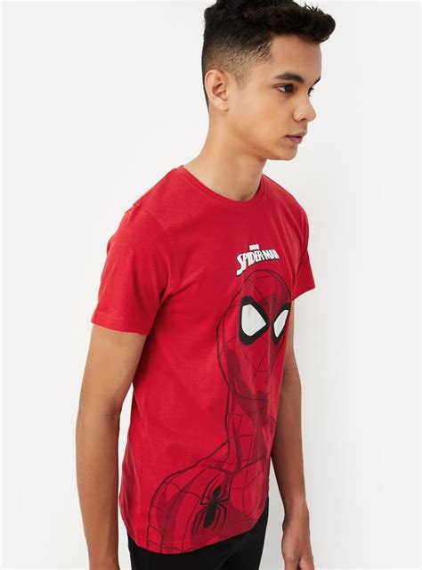 Buy Boys Spiderman Printed T-shirt Online at just Rs. 499.0 ...