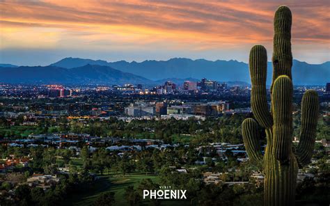 Phoenix Skyline Sunset