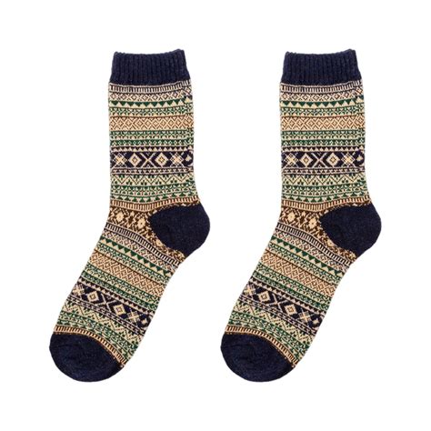 HUANLEDASH 1/5 Pairs Men Winter Socks Mid-tube Thick Thermal Insulation ...