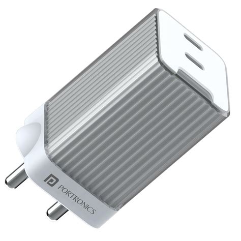 Portronics Adapto 4 Fast Charging Adapter, 45W High Power Wall Charger ...