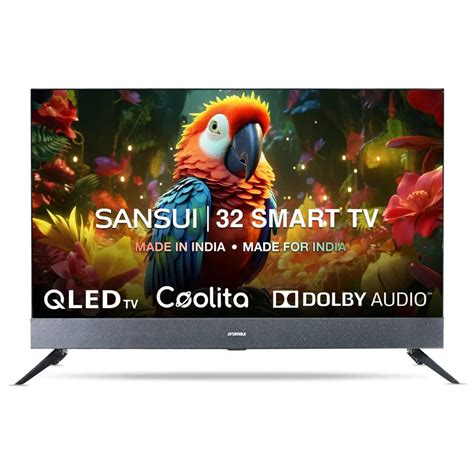 Sansui 80 cm (32 inches) HD Smart Google QLED TV with Dolby Audio ( JS ...