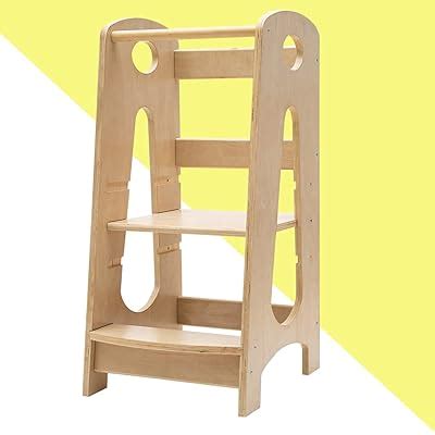 Buy KATARUS Kitchen Step Stool for Kids and Toddlers with Safety Rail ...