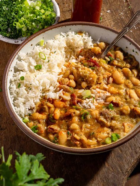 White Beans and Rice - Creamy Cajun Comfort Food - Lauren from Scratch