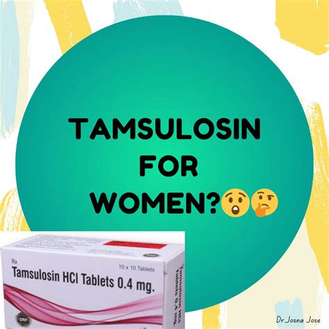 Tamsulosin In Women