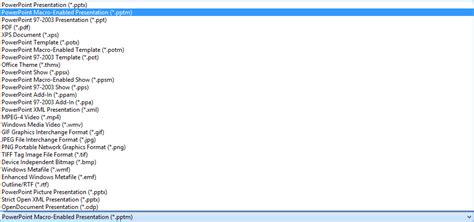 File Formats PowerPoint Presentation 的图像结果