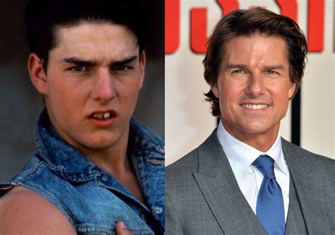 Young Tom Cruise Versus His Current Age